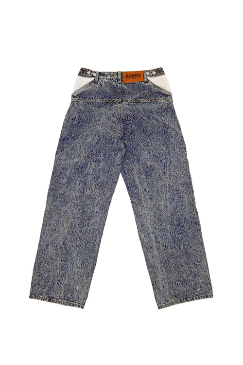 TOPOGRAPHIC Denim Pants