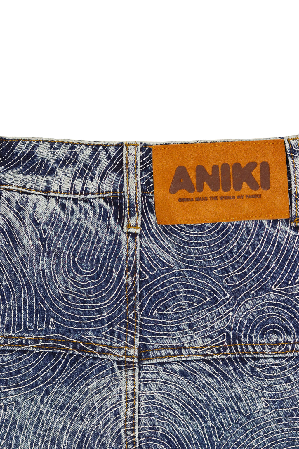 TOPOGRAPHIC Denim Pants