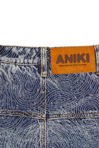 TOPOGRAPHIC Denim Pants