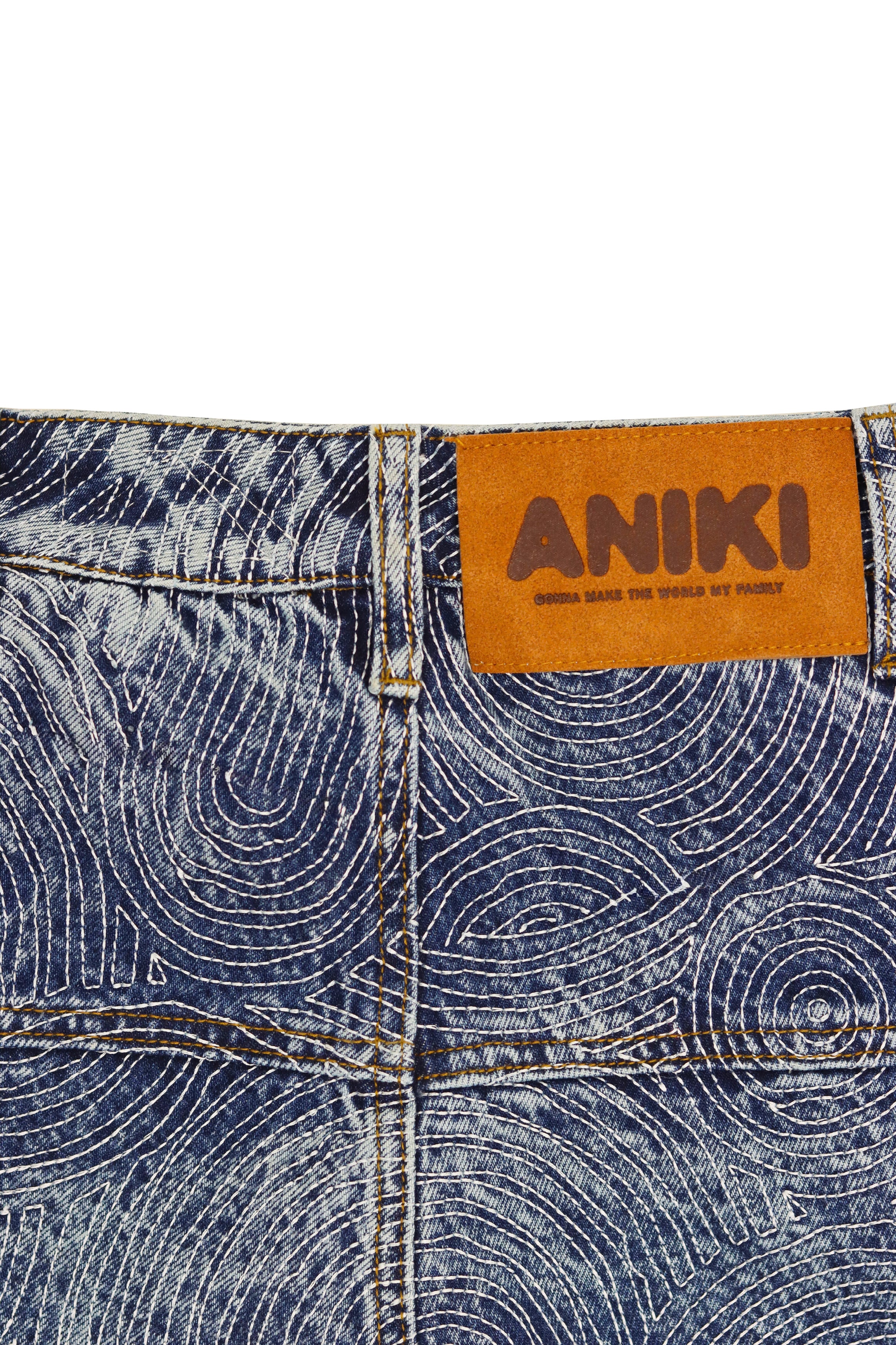 TOPOGRAPHIC Denim Pants