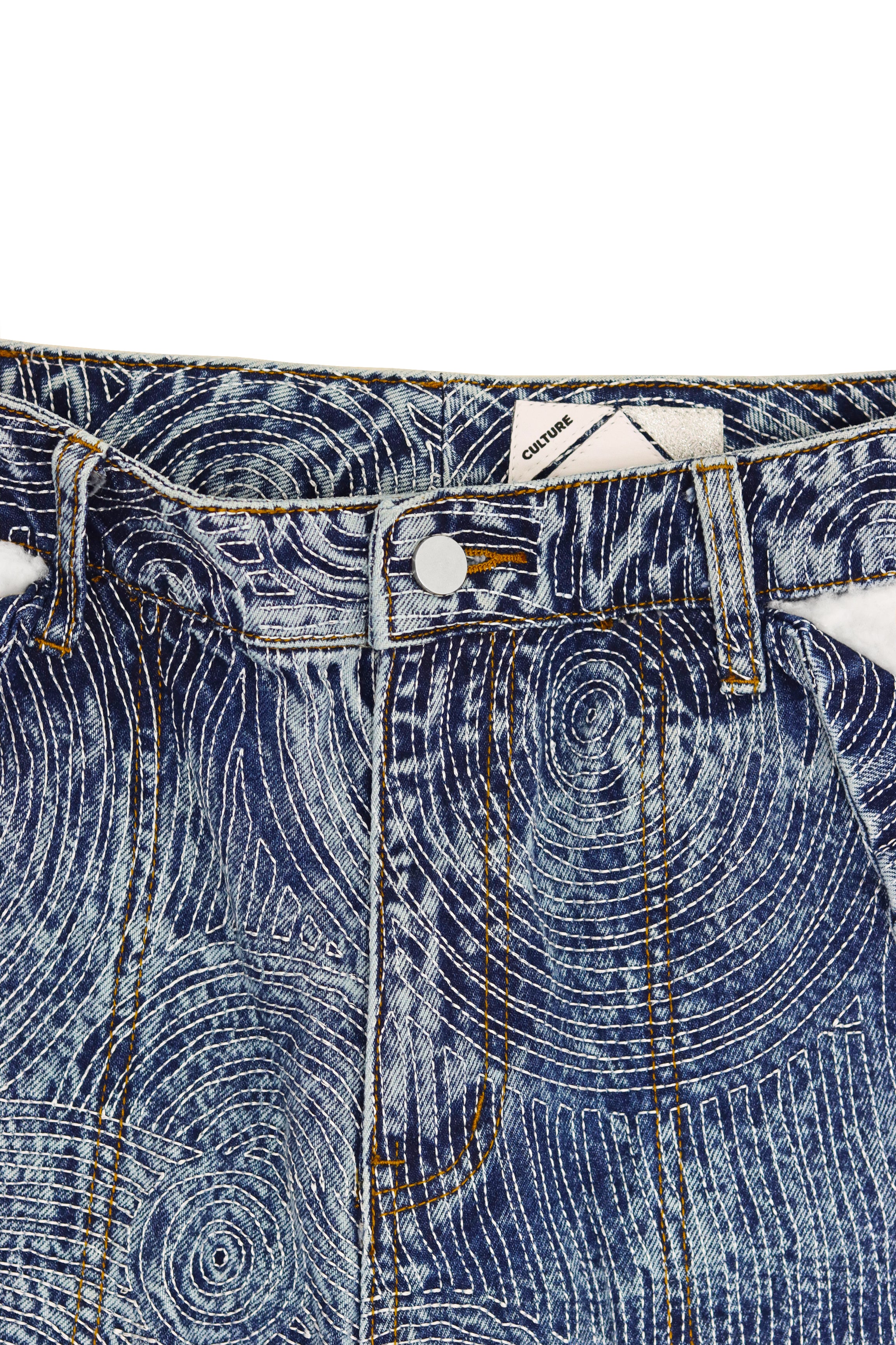 TOPOGRAPHIC Denim Pants